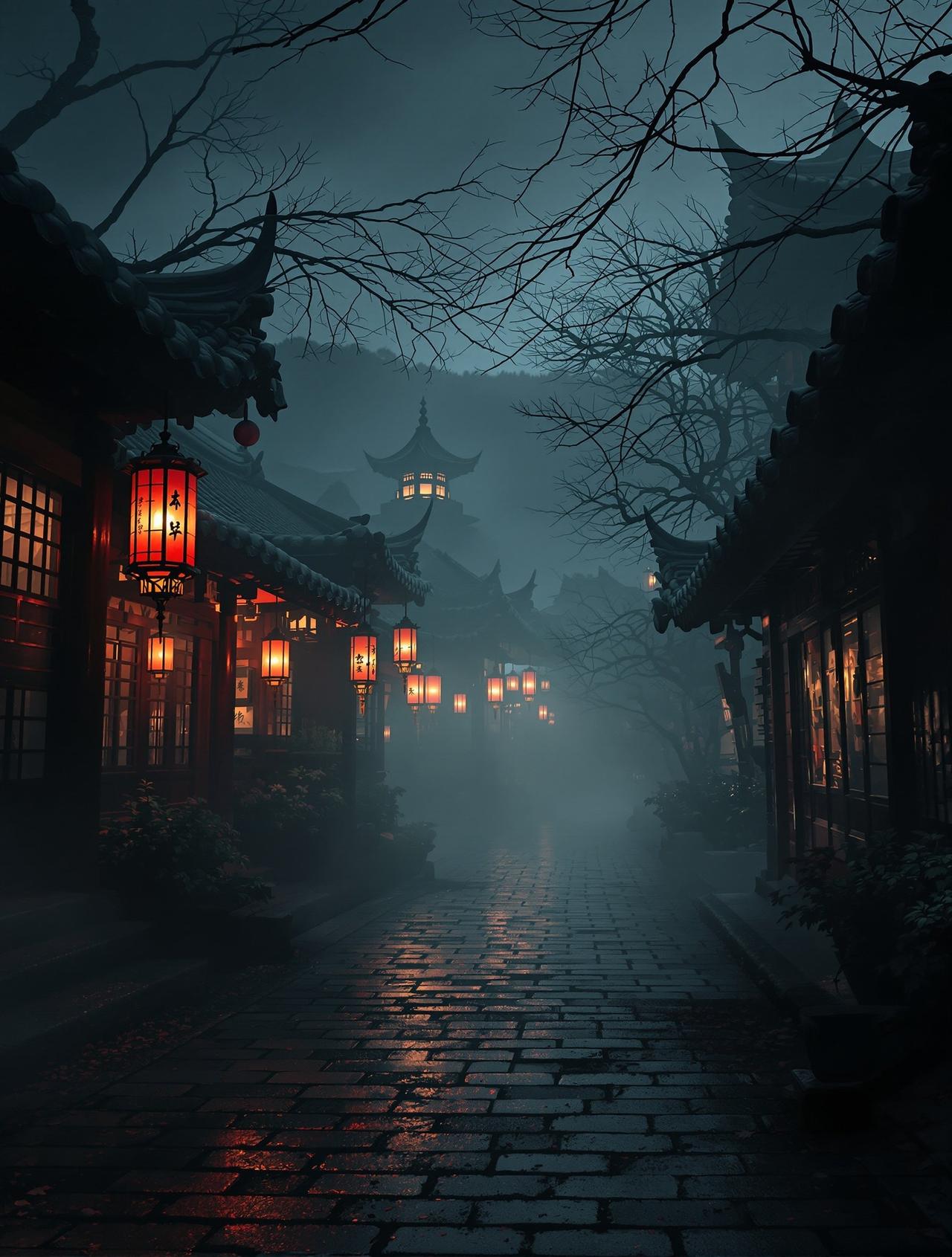 亚洲恐怖美学 - 光速影视43类型专题封面，从日本怪谈到韩国惊悚，探索亚洲恐怖电影的独特美学与文化根源。